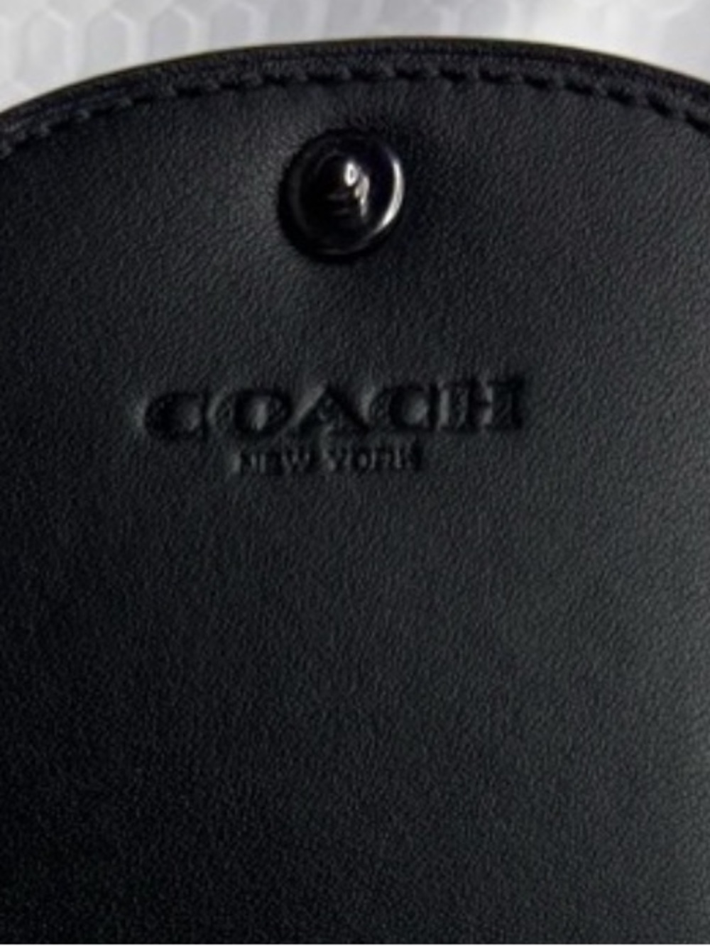 Coach Black Leather Luggage Strap - Picture 3 of 7